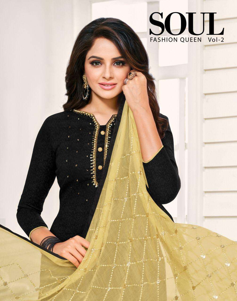 SOUL VOL-2 BY KAPIL TRENDS 72001 TO 72011 SERIES BEAUTIFUL SUITS COLORFUL STYLISH FANCY CASUAL WEAR & ETHNIC WEAR BOMBAY SATIN WITH WORK DRESSES AT WHOLESALE PRICE