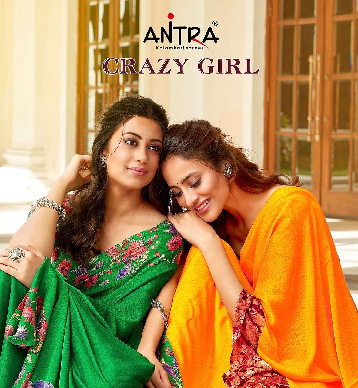 CRAZY GIRL BY ANTRA 73461 TO 73470 SERIES INDIAN TRADITIONAL WEAR COLLECTION BEAUTIFUL STYLISH FANCY COLORFUL PARTY WEAR & OCCASIONAL WEAR MOSS CHIFFON SAREES AT WHOLESALE PRICE