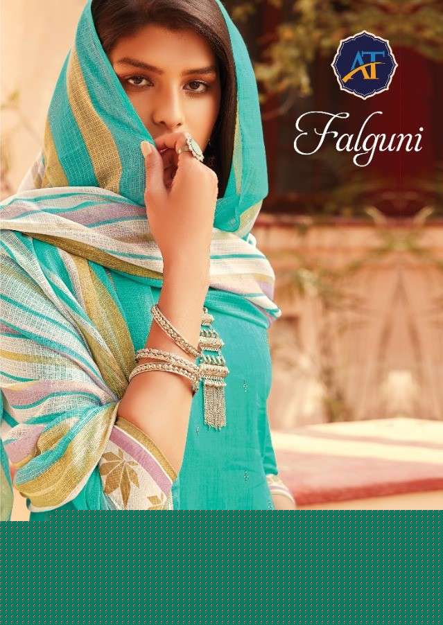 FALGUNI BY ANKIT TEXTILE 54001 TO 54010 SERIES BEAUTIFUL SUITS COLORFUL STYLISH FANCY CASUAL WEAR & ETHNIC WEAR PURE HEAVY LAWN COTTON DIGITAL PRINT WITH SWAROVSKI WORK DRESSES AT WHOLESALE PRICE