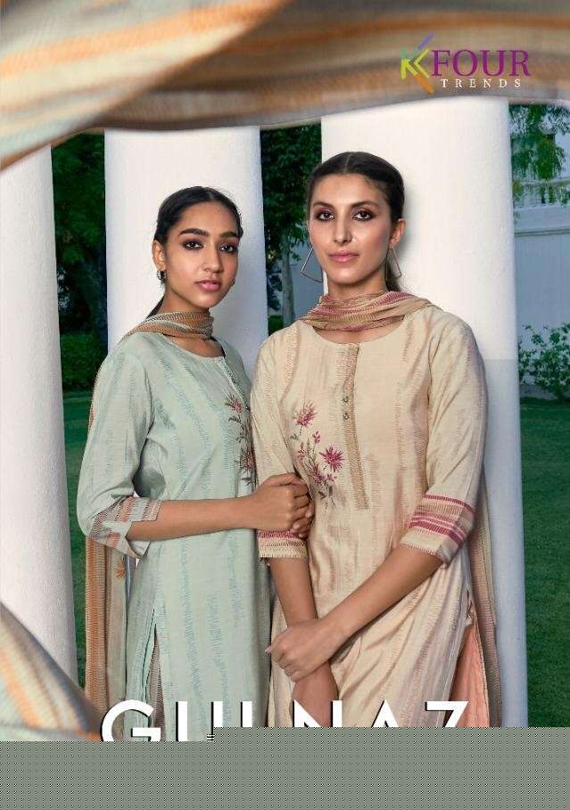 GULNAZ BY K FOUR TRENDS BEAUTIFUL SUITS COLORFUL STYLISH FANCY CASUAL WEAR & ETHNIC WEAR MODAL PRINT DRESSES AT WHOLESALE PRICE