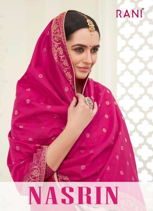 NASRIN BY RANI TRENDZ 1490 TO 1493 SERIES BEAUTIFUL STYLISH SUITS FANCY COLORFUL CASUAL WEAR & ETHNIC WEAR & READY TO WEAR HEAVY MODAL DRESSES AT WHOLESALE PRICE