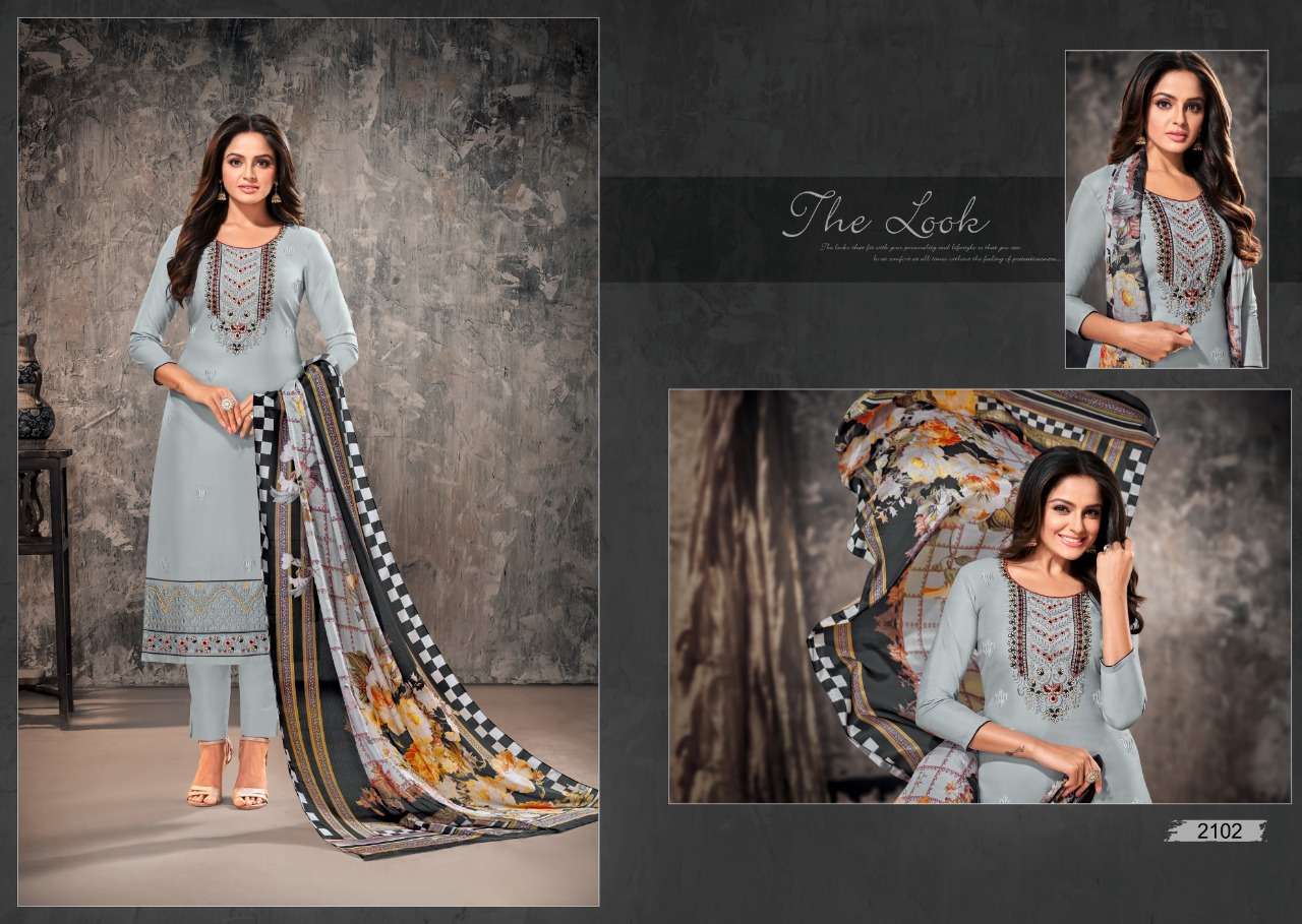 ORRLY VOL-4 BY ORRLY 2101 TO 2107 SERIES BEAUTIFUL SUITS COLORFUL STYLISH FANCY CASUAL WEAR & ETHNIC WEAR JAM COTTON EMBROIDERED DRESSES AT WHOLESALE PRICE