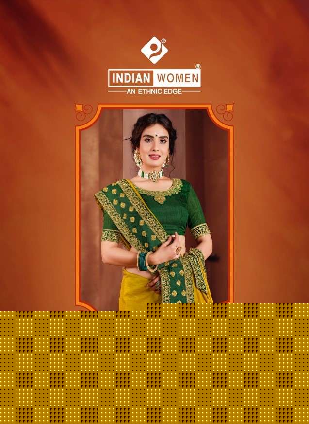 ORANGE VOL-15 BY INDIAN WOMEN 31302 TO 31313 SERIES INDIAN TRADITIONAL WEAR COLLECTION BEAUTIFUL STYLISH FANCY COLORFUL PARTY WEAR & OCCASIONAL WEAR TWO TONE SILK EMBROIDERED SAREES AT WHOLESALE PRICE
