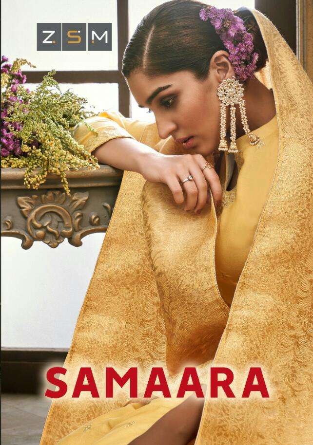 SAMAARA BY ZSM 1001 TO 1008 SERIES BEAUTIFUL STYLISH SHARARA SUITS FANCY COLORFUL CASUAL WEAR & ETHNIC WEAR & READY TO WEAR COTTON SILK EMBROIDERED DRESSES AT WHOLESALE PRICE
