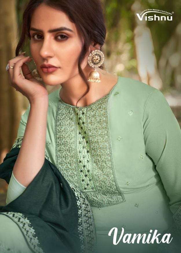 VAMIKA BY VISHNU 26001 TO 26008 SERIES BEAUTIFUL SUITS COLORFUL STYLISH FANCY CASUAL WEAR & ETHNIC WEAR LNEN SLUB TWO TONE DRESSES AT WHOLESALE PRICE