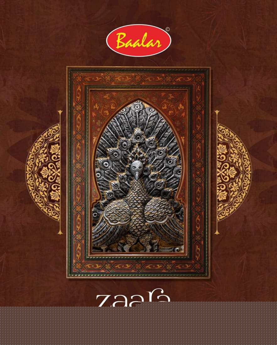 ZAARA VOL-8 BY BAALAR 8001 TO 8028 SERIES BEAUTIFUL STYLISH SUITS FANCY COLORFUL CASUAL WEAR & ETHNIC WEAR & READY TO WEAR PURE COTTON PRINTED DRESSES AT WHOLESALE PRICE