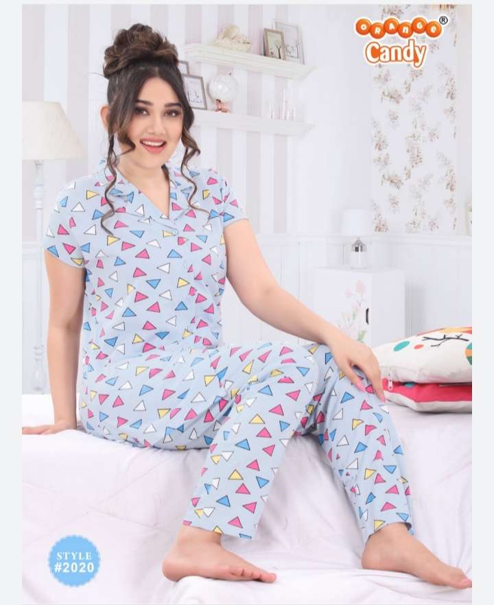 2020 BY ORANGE CANDY 2020-A TO 2020-F SERIES BEAUTIFUL STYLISH FANCY COLORFUL CASUAL WEAR & ETHNIC WEAR HOSIERY COTTON TOPS AND BOTTOM AT WHOLESALE PRICE
