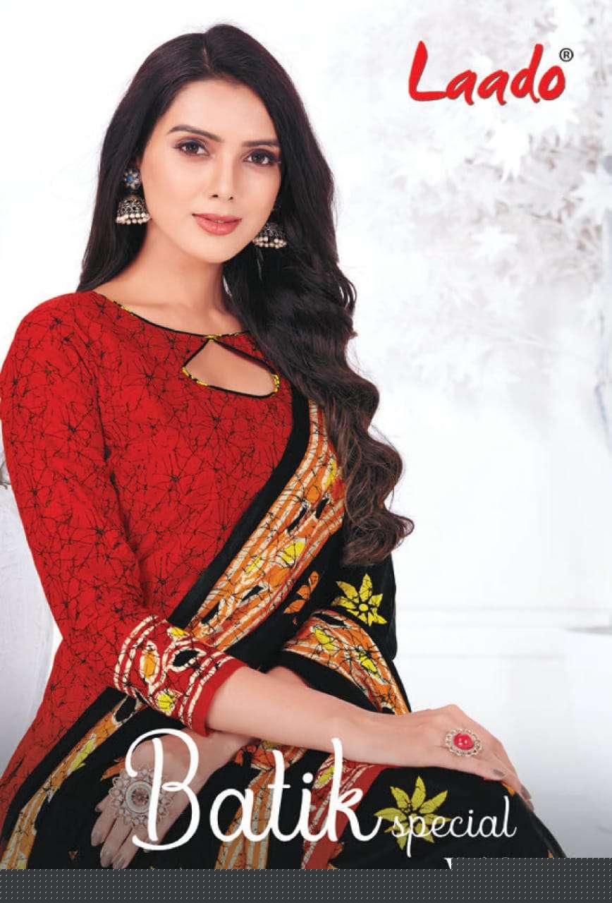 Batik Special Vol-3 By Laado 3001 To 3010 Series Beautiful Suits Colorful Stylish Fancy Casual Wear & Ethnic Wear Pure Cotton Print Dresses At Wholesale Price