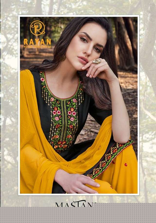 MASTANI VOL-3 BY RAYAN 3001 TO 3008 SERIES BEAUTIFUL PATIYALA SUITS COLORFUL STYLISH FANCY CASUAL WEAR & ETHNIC WEAR JAM COTTON EMBROIDERED DRESSES AT WHOLESALE PRICE