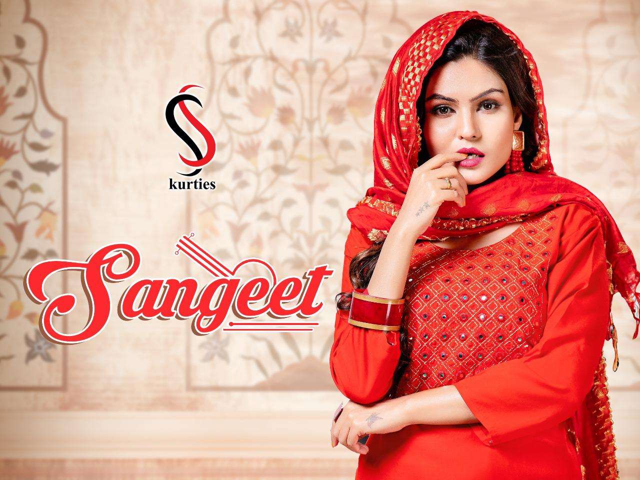 SANGEET BY S S KURTIS 101 TO 106 SERIES BEAUTIFUL SUITS COLORFUL STYLISH FANCY CASUAL WEAR & ETHNIC WEAR RAYON WITH WORK DRESSES AT WHOLESALE PRICE