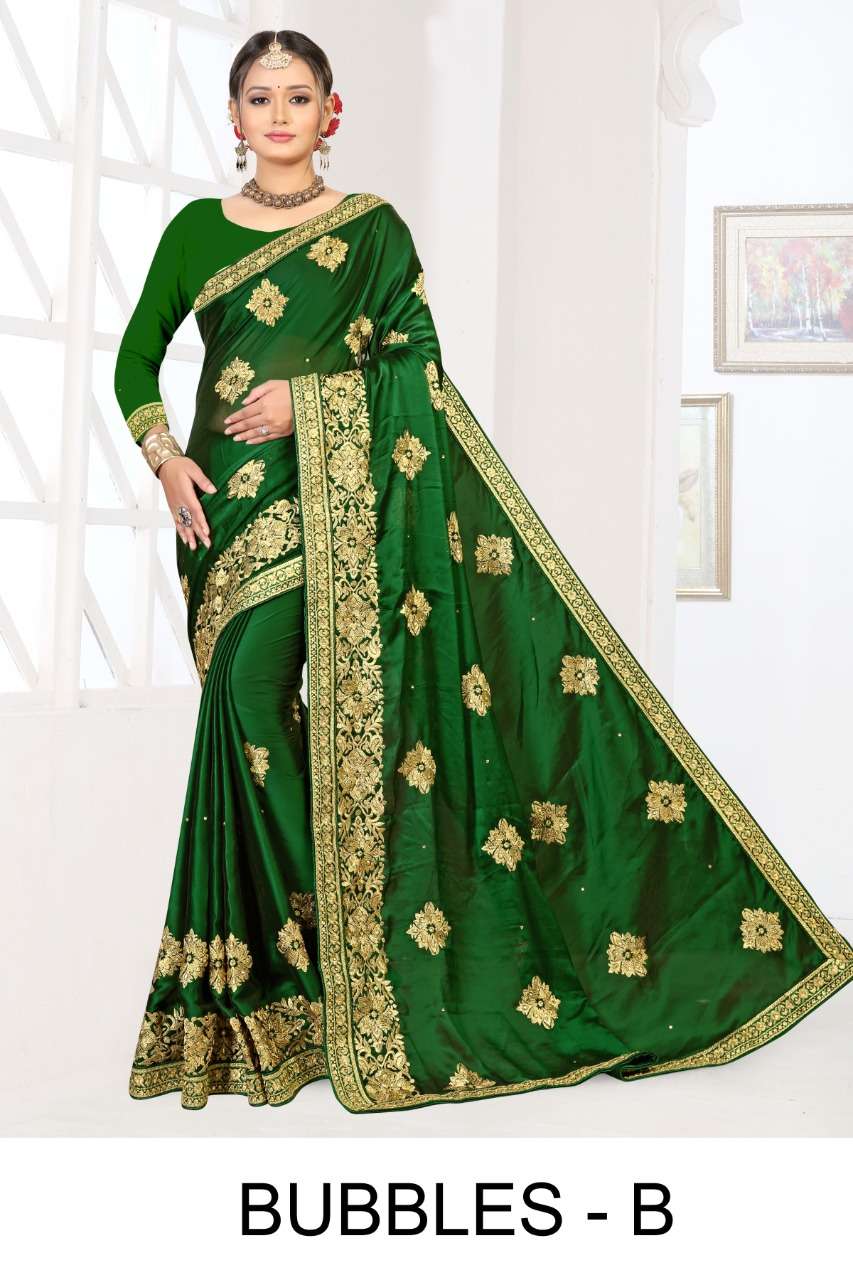 BUBBLES BY RANJNA A TO D SERIES INDIAN TRADITIONAL WEAR COLLECTION BEAUTIFUL STYLISH FANCY COLORFUL PARTY WEAR & OCCASIONAL WEAR RANGOLI SILK SAREES AT WHOLESALE PRICE
