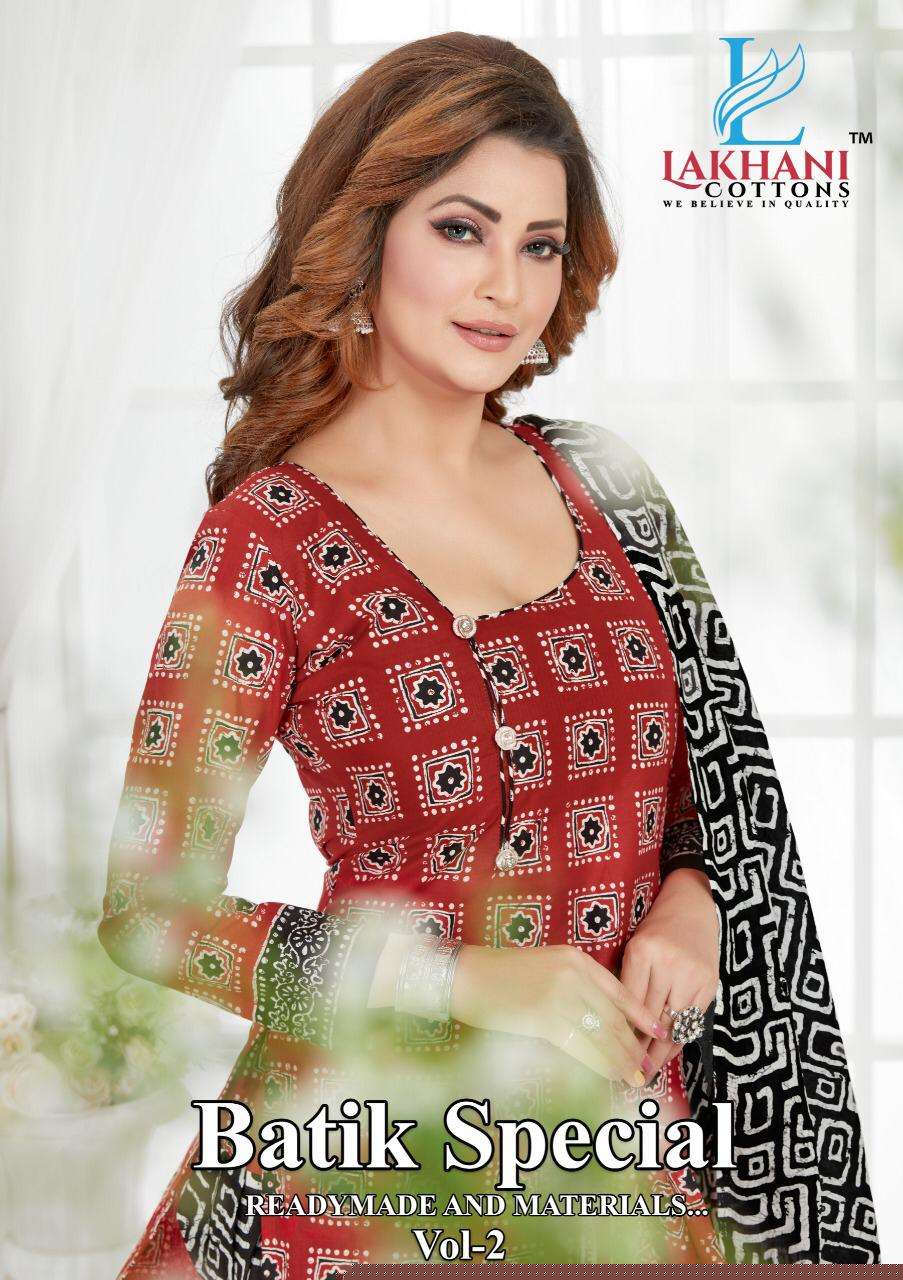 BATIK SPECIAL VOL-2 BY LAKHANI COTTON 207 TO 218 SERIES BEAUTIFUL SUITS STYLISH FANCY COLORFUL PARTY WEAR & OCCASIONAL WEAR PURE COTTON DRESSES AT WHOLESALE PRICE