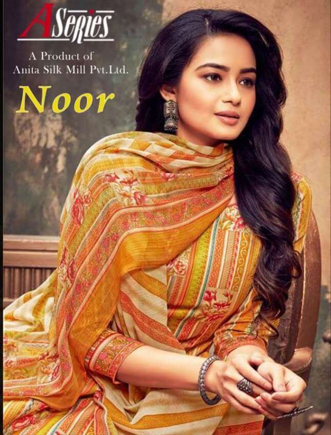 NOOR BY A SERIES 1001 TO 1008 SERIES BEAUTIFUL SUITS COLORFUL STYLISH FANCY CASUAL WEAR & ETHNIC WEAR PURE CAMBRIC DIGITAL PRINT DRESSES AT WHOLESALE PRICE