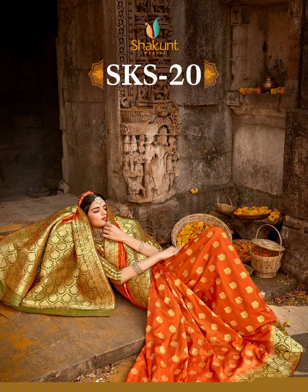 SKS VOL-20 BY SHAKUNT 11301 TO 11308 SERIES INDIAN TRADITIONAL WEAR COLLECTION BEAUTIFUL STYLISH FANCY COLORFUL PARTY WEAR & OCCASIONAL WEAR SOFT SILK SAREES AT WHOLESALE PRICE