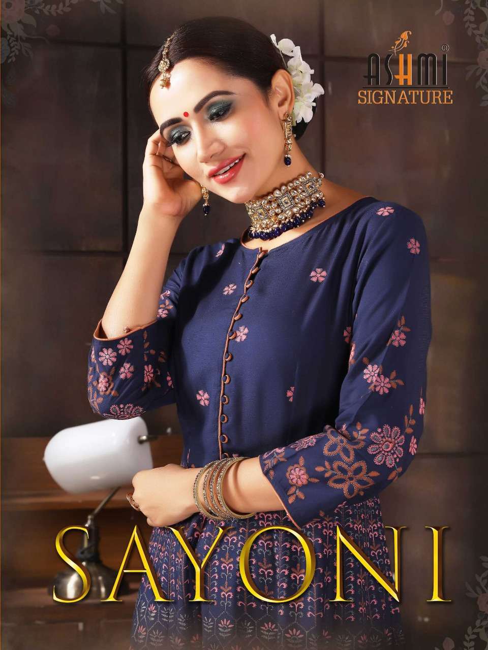 SAYONI BY ASHMI 101 TO 108 SERIES DESIGNER STYLISH FANCY COLORFUL BEAUTIFUL PARTY WEAR & ETHNIC WEAR COLLECTION RAYON FOIL PRINT GOWNS AT WHOLESALE PRICE