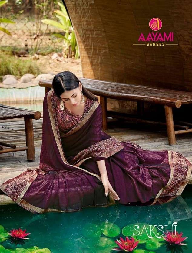 SAKSHI BY AAYAMI 3501 TO 3516 SERIES INDIAN TRADITIONAL WEAR COLLECTION BEAUTIFUL STYLISH FANCY COLORFUL PARTY WEAR & OCCASIONAL WEAR GEORGETTE SAREES AT WHOLESALE PRICE