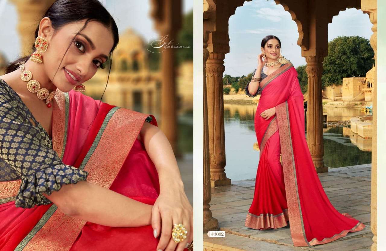 SHRINGAR BY AAYAMI 3001 TO 3014 SERIES INDIAN TRADITIONAL WEAR COLLECTION BEAUTIFUL STYLISH FANCY COLORFUL PARTY WEAR & OCCASIONAL WEAR GEORGETTE SAREES AT WHOLESALE PRICE