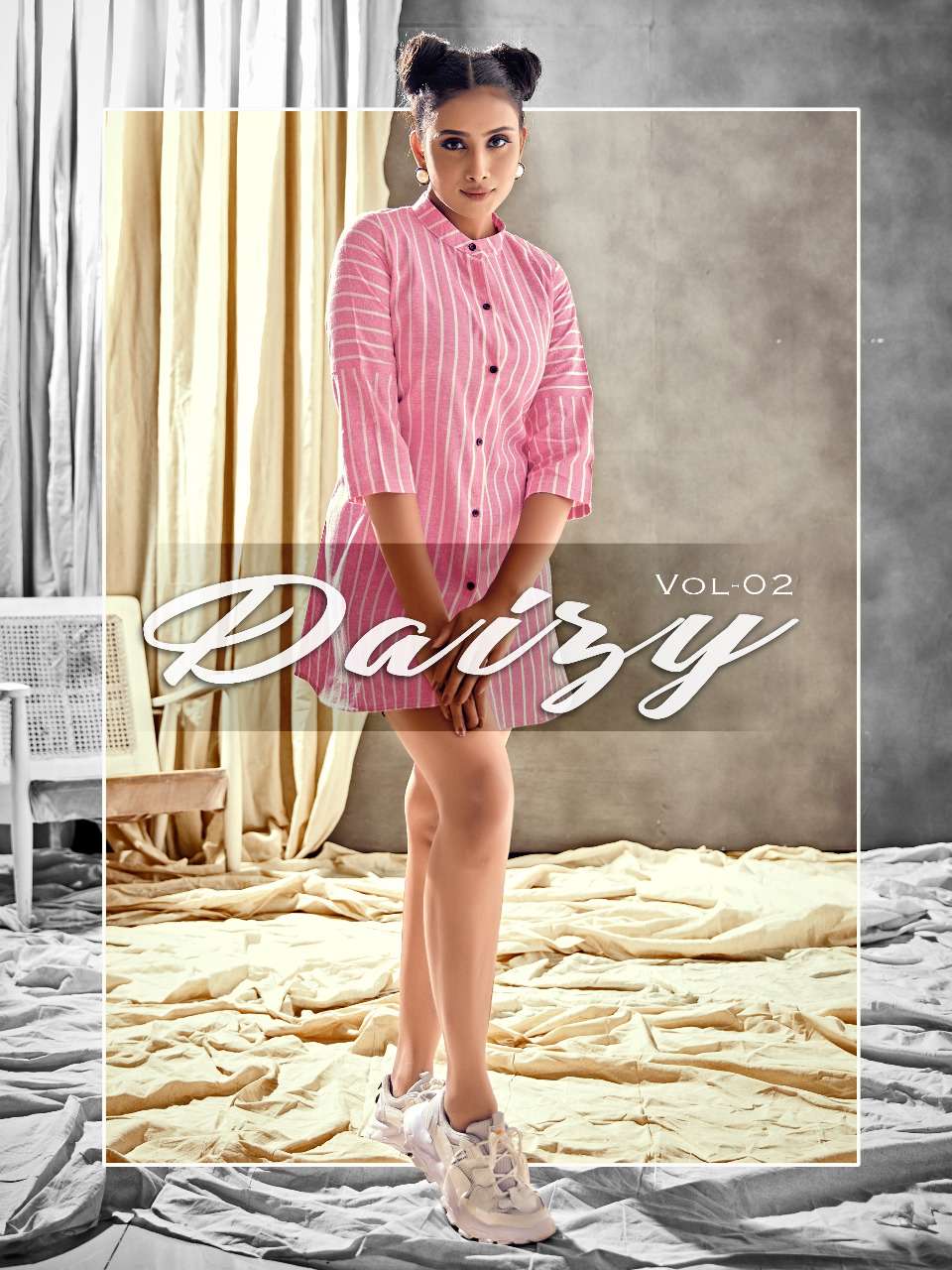 DAISY VOL-2 BY FASHION GALLERIA 2028 TO 2032 SERIES DESIGNER STYLISH FANCY COLORFUL BEAUTIFUL PARTY WEAR & ETHNIC WEAR COLLECTION PURE KHADI LINING TOPS AT WHOLESALE PRICE