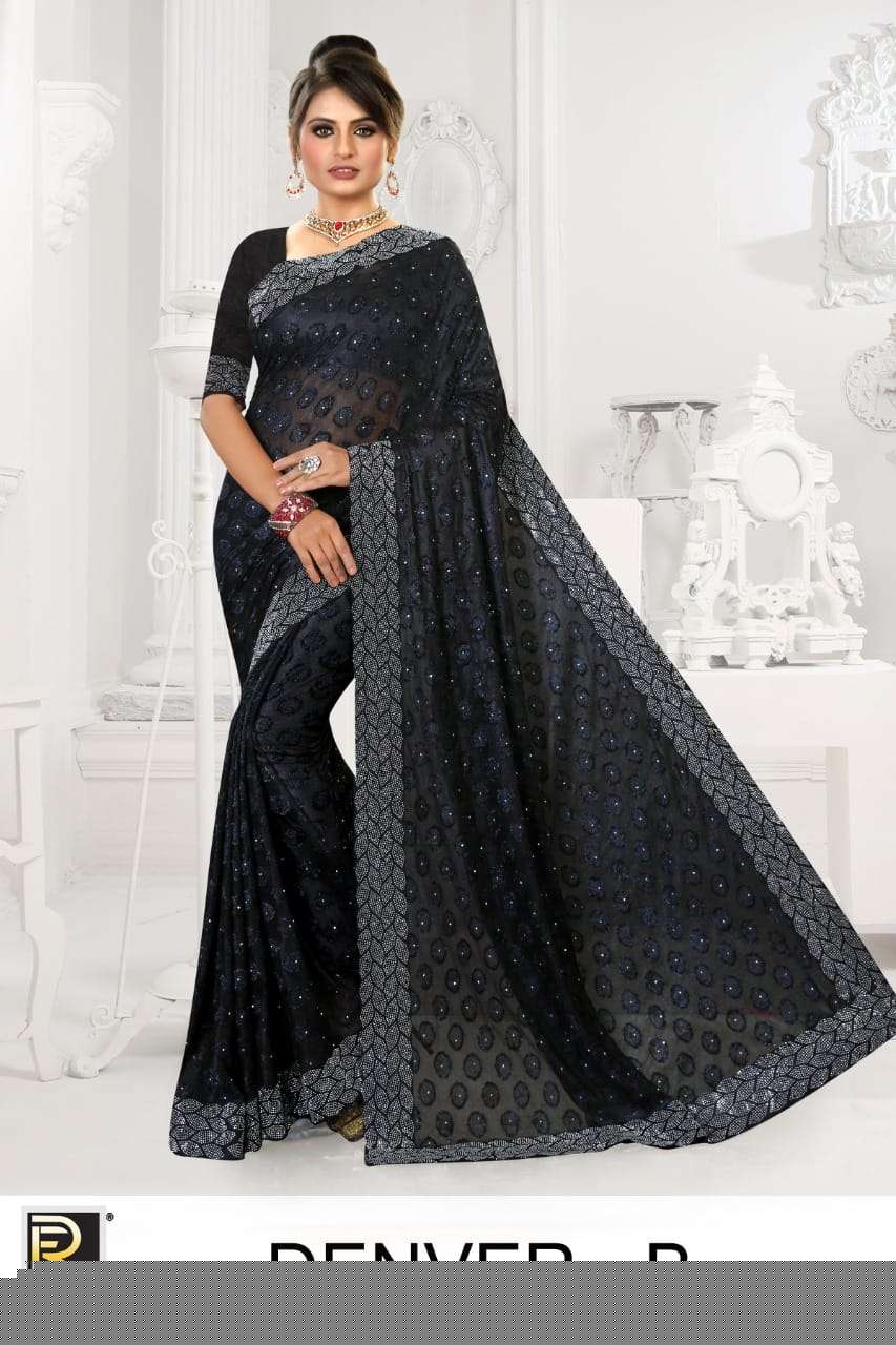 DENVER BY RONISHA FASHION A TO D SERIES INDIAN TRADITIONAL WEAR COLLECTION BEAUTIFUL STYLISH FANCY COLORFUL PARTY WEAR & OCCASIONAL WEAR BRASSO SAREES AT WHOLESALE PRICE