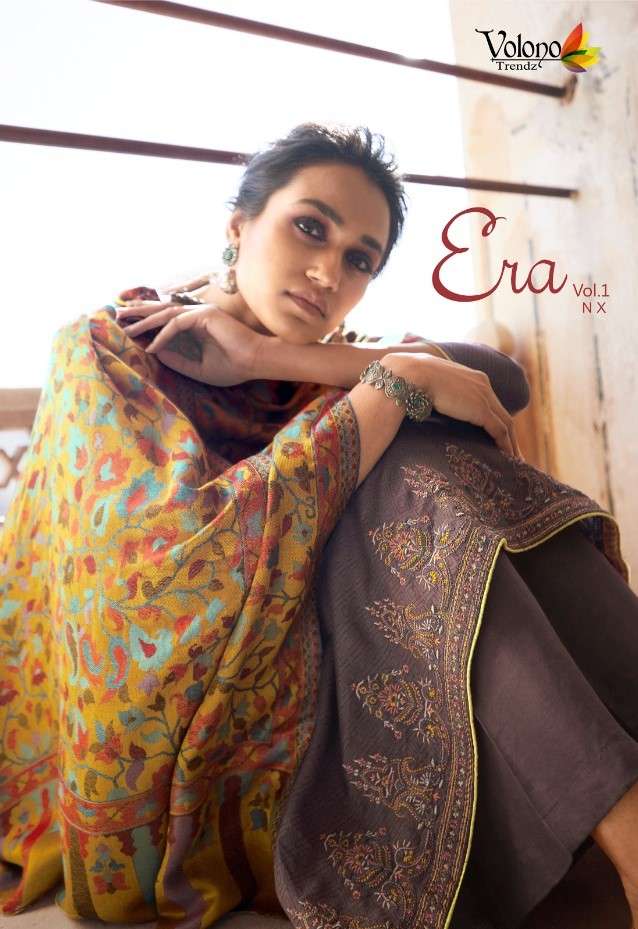 ERA VOL-1 NX BY VOLONO TRENDZ BEAUTIFUL STYLISH FANCY COLORFUL CASUAL WEAR & ETHNIC WEAR PURE JAM COTTON PTINT WITH EMBROIDERED DRESSES AT WHOLESALE PRICE
