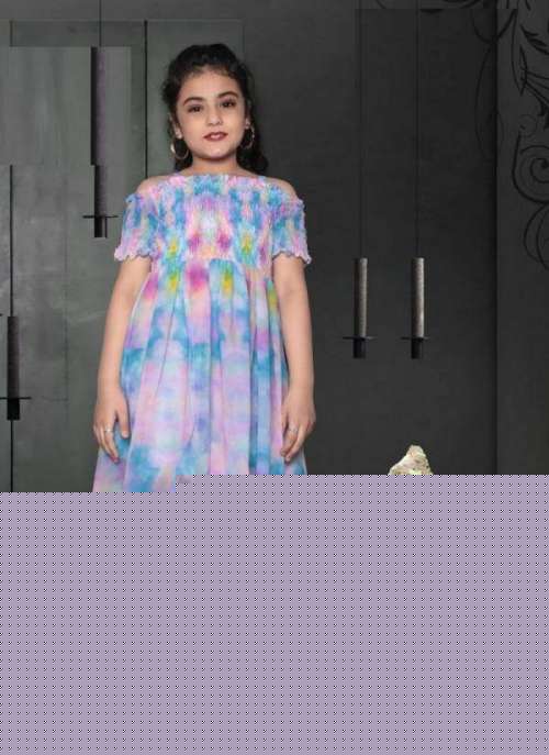 GINNI BY FASHID WHOLESALE 01 TO 06 SERIES DESIGNER BEAUTIFUL STYLISH FANCY COLORFUL PARTY WEAR & OCCASIONAL WEAR GEORGETTE KIDS GOWNS AT WHOLESALE PRICE