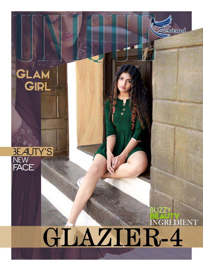 GLAZIER VOL-4 BY SPARROW 1038 TO 1045 SERIES BEAUTIFUL STYLISH FANCY COLORFUL CASUAL WEAR & ETHNIC WEAR HEAVY RAYON EMBROIDERED TOPS AT WHOLESALE PRICE