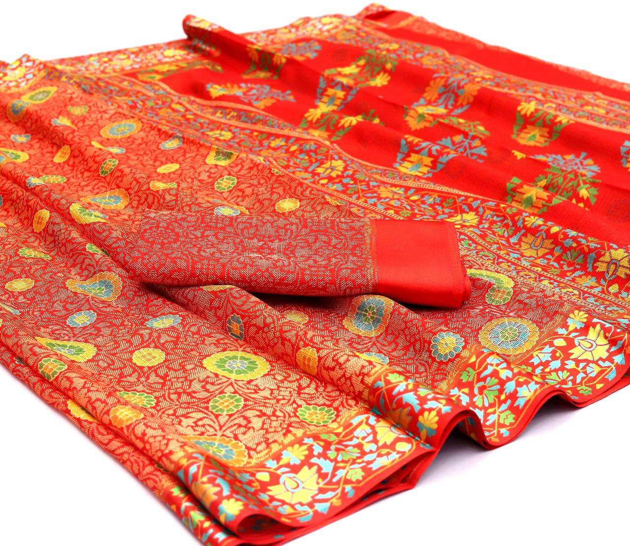 KOTA DORIYA BY VRANDA FASHION 01 TO 04 SERIES INDIAN TRADITIONAL WEAR COLLECTION BEAUTIFUL STYLISH FANCY COLORFUL PARTY WEAR & OCCASIONAL WEAR KOTA DORIYA SAREES AT WHOLESALE PRICE