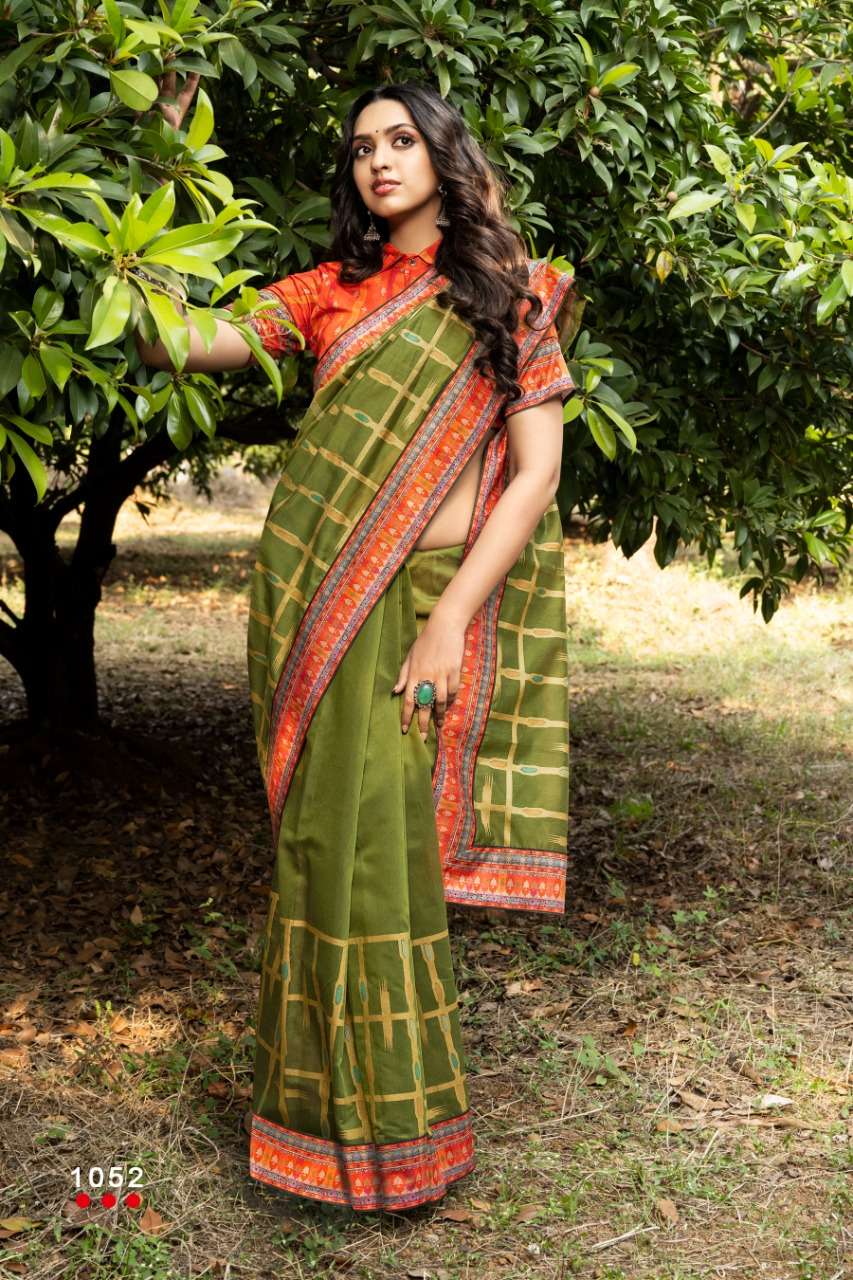 MOONLIGHT BY ANGARIKA 1051 TO 1057 SERIES INDIAN TRADITIONAL WEAR COLLECTION BEAUTIFUL STYLISH FANCY COLORFUL PARTY WEAR & OCCASIONAL WEAR CHANDERI SILK SAREES AT WHOLESALE PRICE