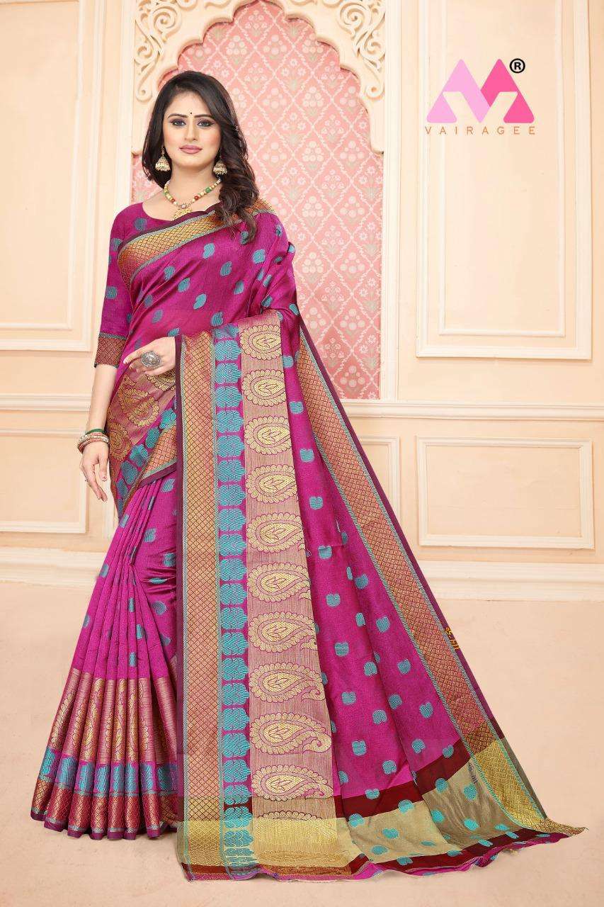 PARAM BY VAIRAGEE 01 TO 06 SERIES INDIAN TRADITIONAL WEAR COLLECTION BEAUTIFUL STYLISH FANCY COLORFUL PARTY WEAR & OCCASIONAL WEAR KOTA SILK SAREES AT WHOLESALE PRICE