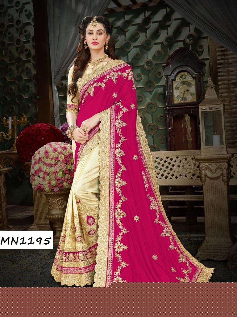 ROOHI HIT COLOR VOL-10 BY MANOHARI 1194 TO 1198 SERIES INDIAN TRADITIONAL WEAR COLLECTION BEAUTIFUL STYLISH FANCY COLORFUL PARTY WEAR & OCCASIONAL WEAR CHIFFON EMBROIDERED SAREES AT WHOLESALE PRICE