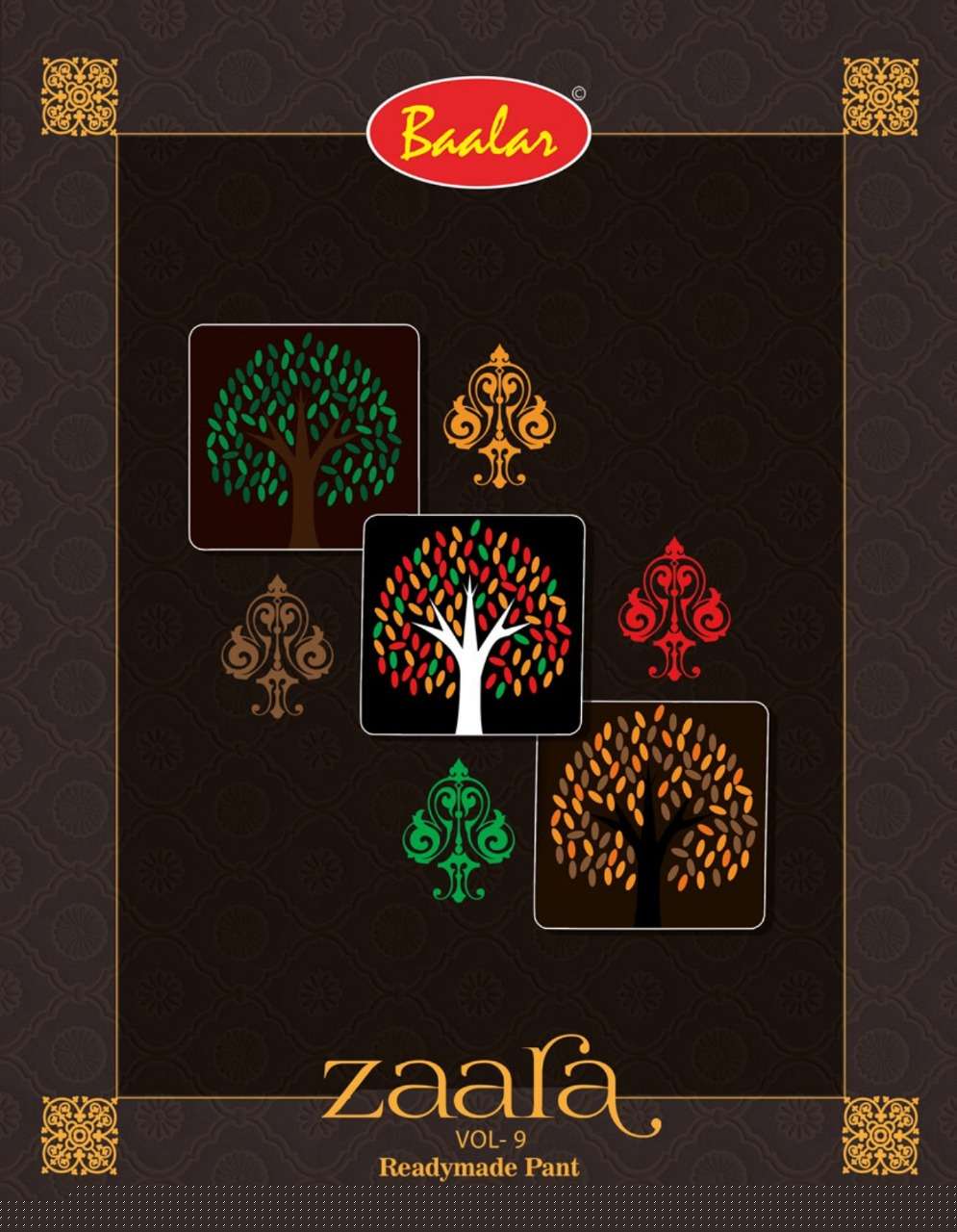 ZAARA VOL-9 BY BAALAR BEAUTIFUL STYLISH SUITS FANCY COLORFUL CASUAL WEAR & ETHNIC WEAR & READY TO WEAR PURE COTTON PRINTED DRESSES AT WHOLESALE PRICE