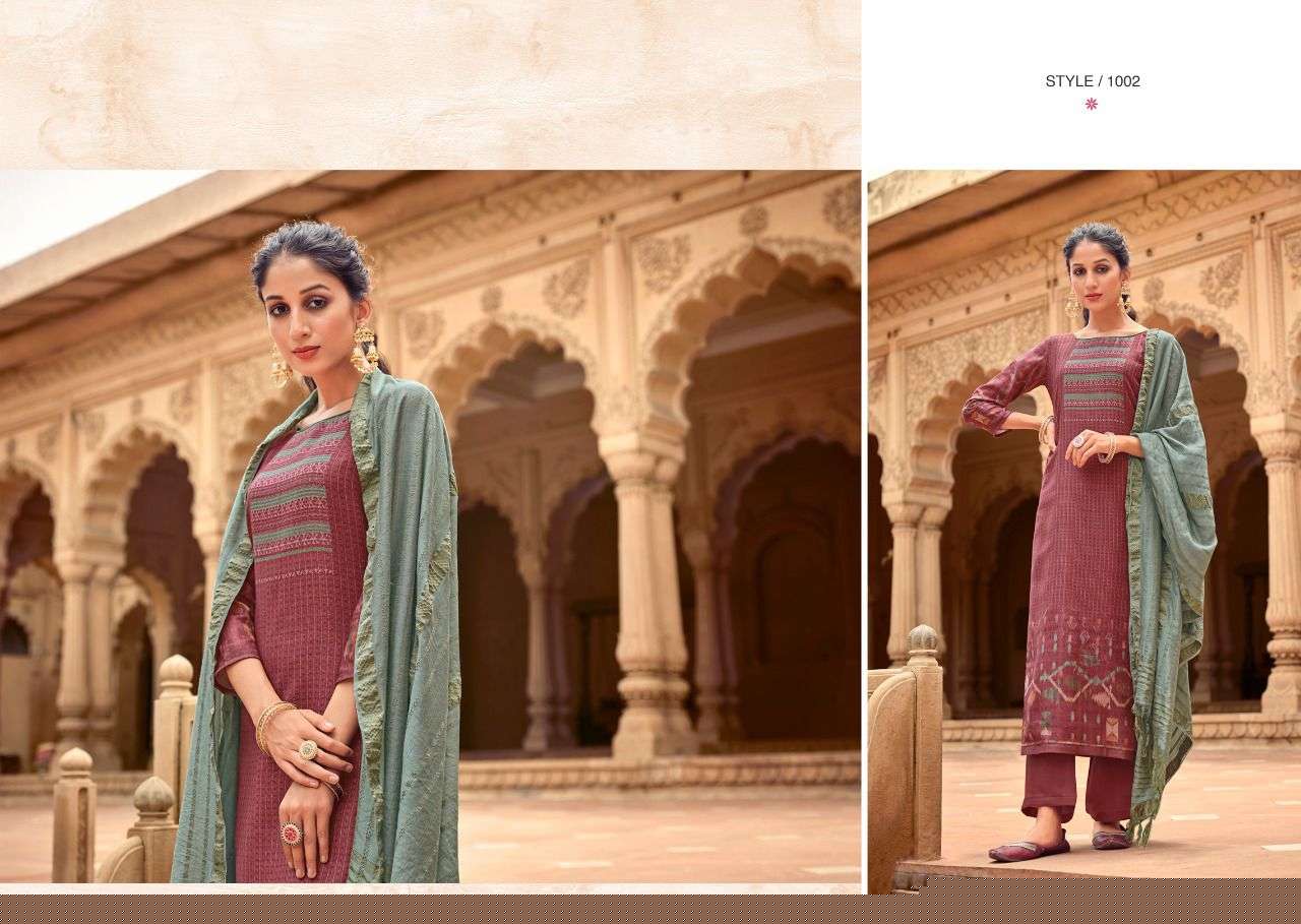 AARFA BY VIONA SUITS 1001 TO 1008 SERIES BEAUTIFUL SUITS COLORFUL STYLISH FANCY CASUAL WEAR & ETHNIC WEAR PURE PASHMINA DIGITAL PRINT DRESSES AT WHOLESALE PRICE