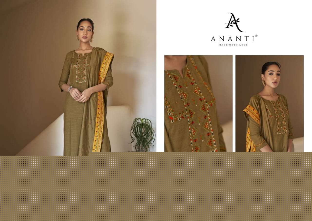AASHARO BY ANANTI 4001 TO 4005 SERIES BEAUTIFUL SUITS COLORFUL STYLISH FANCY CASUAL WEAR & ETHNIC WEAR VISCOSE SILK EMBROIDERED DRESSES AT WHOLESALE PRICE