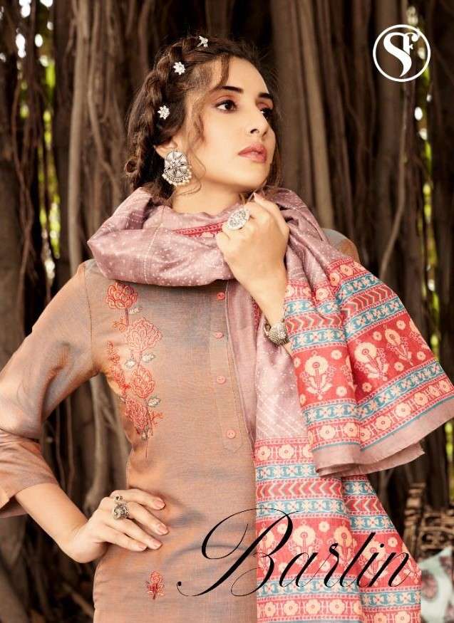 BARLIN BY SWEETY FASHION 1001 TO 1006 SERIES BEAUTIFUL SUITS COLORFUL STYLISH FANCY CASUAL WEAR & ETHNIC WEAR LIQUID DRESSES AT WHOLESALE PRICE