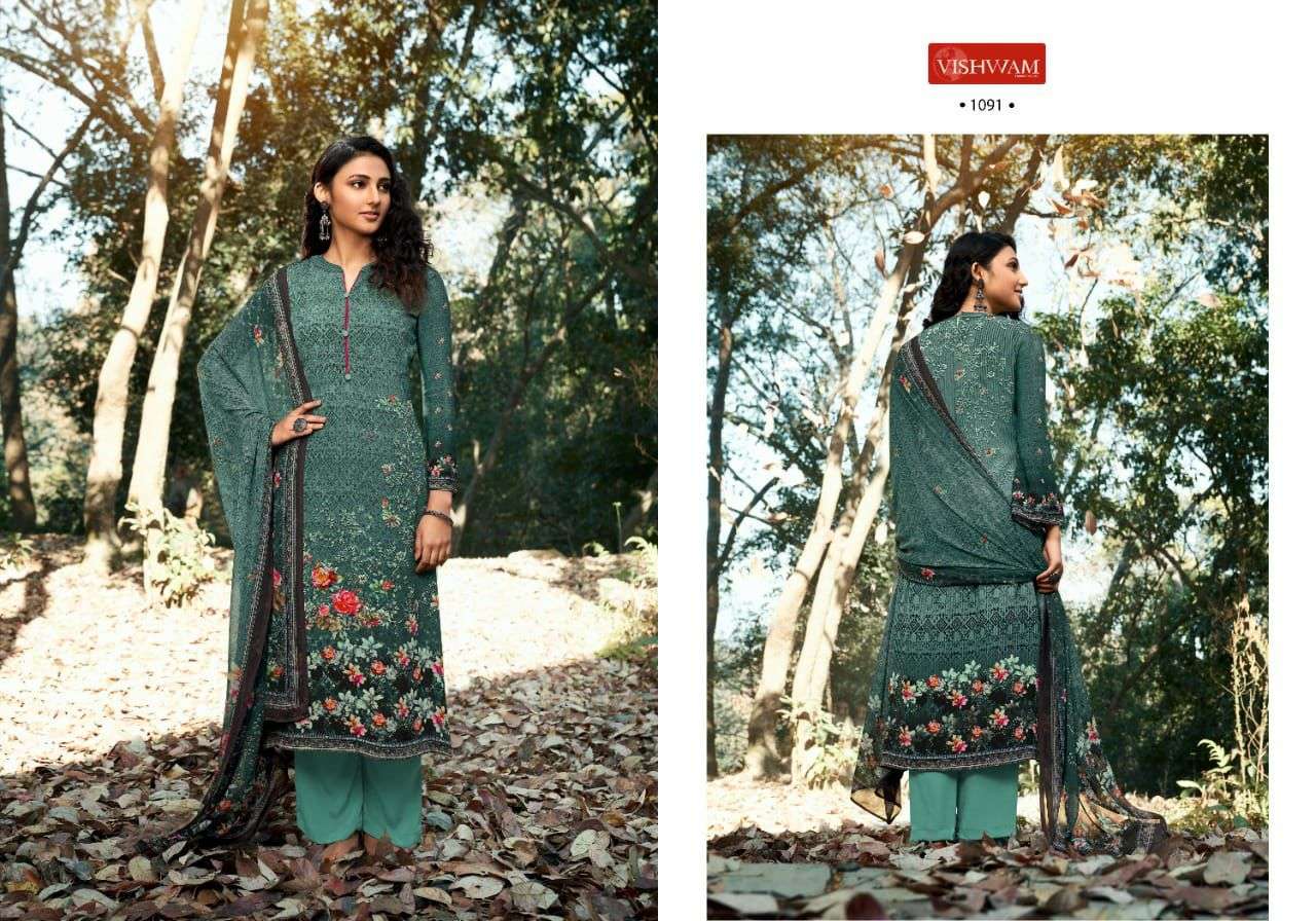 CAFE LATTE VOL-10 BY VISHWAM FABRICS 1089 TO 1098 SERIES INDIAN TRADITIONAL WEAR COLLECTION BEAUTIFUL STYLISH FANCY COLORFUL PARTY WEAR & OCCASIONAL WEAR HEAVY CREPE PRINT DRESSES AT WHOLESALE PRICE