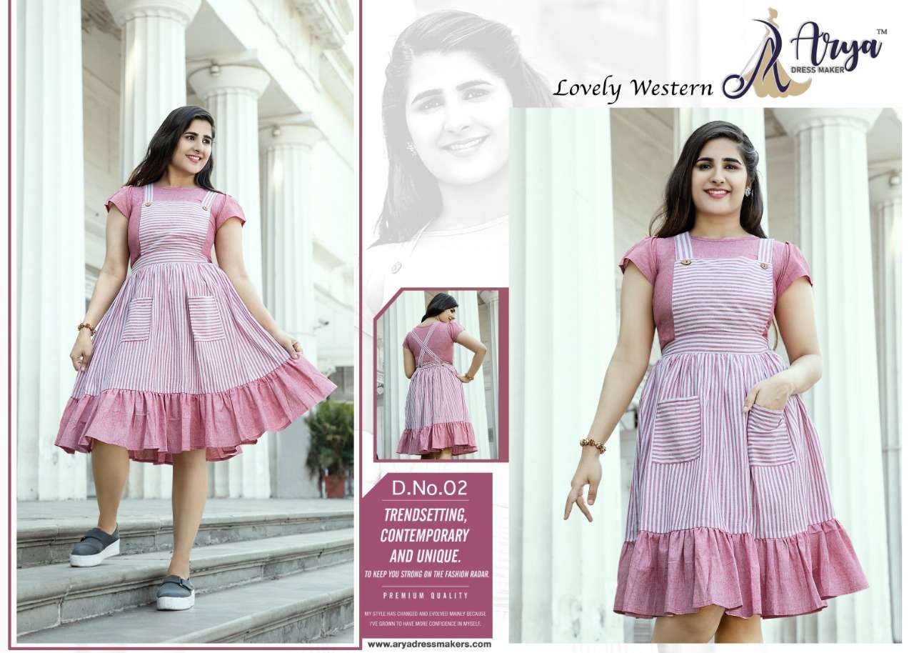 LOVELY BY ARYA DRESS MAKER 01 TO 05 SERIES DESIGNER STYLISH FANCY COLORFUL BEAUTIFUL PARTY WEAR & ETHNIC WEAR COLLECTION COTTON KURTIS AT WHOLESALE PRICE