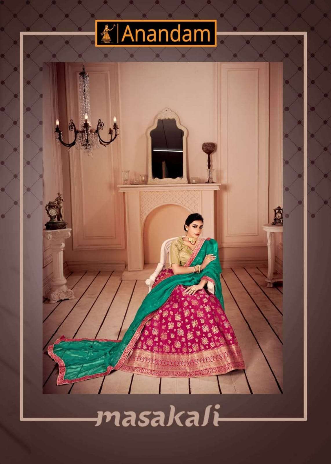 MASAKALI BY ANANDAM 2347 TO 2350 SERIES DESIGNER BEAUTIFUL NAVRATRI COLLECTION OCCASIONAL WEAR & PARTY WEAR FANCY LEHENGAS AT WHOLESALE PRICE