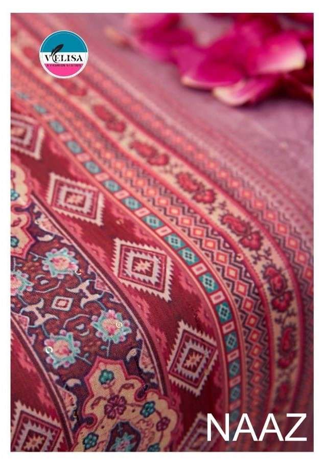 NAAZ BY VELISA 1301 TO 1304 SERIES BEAUTIFUL SUITS COLORFUL STYLISH FANCY CASUAL WEAR & ETHNIC WEAR PARAMPARA SILK EMBROIDERED DRESSES AT WHOLESALE PRICE