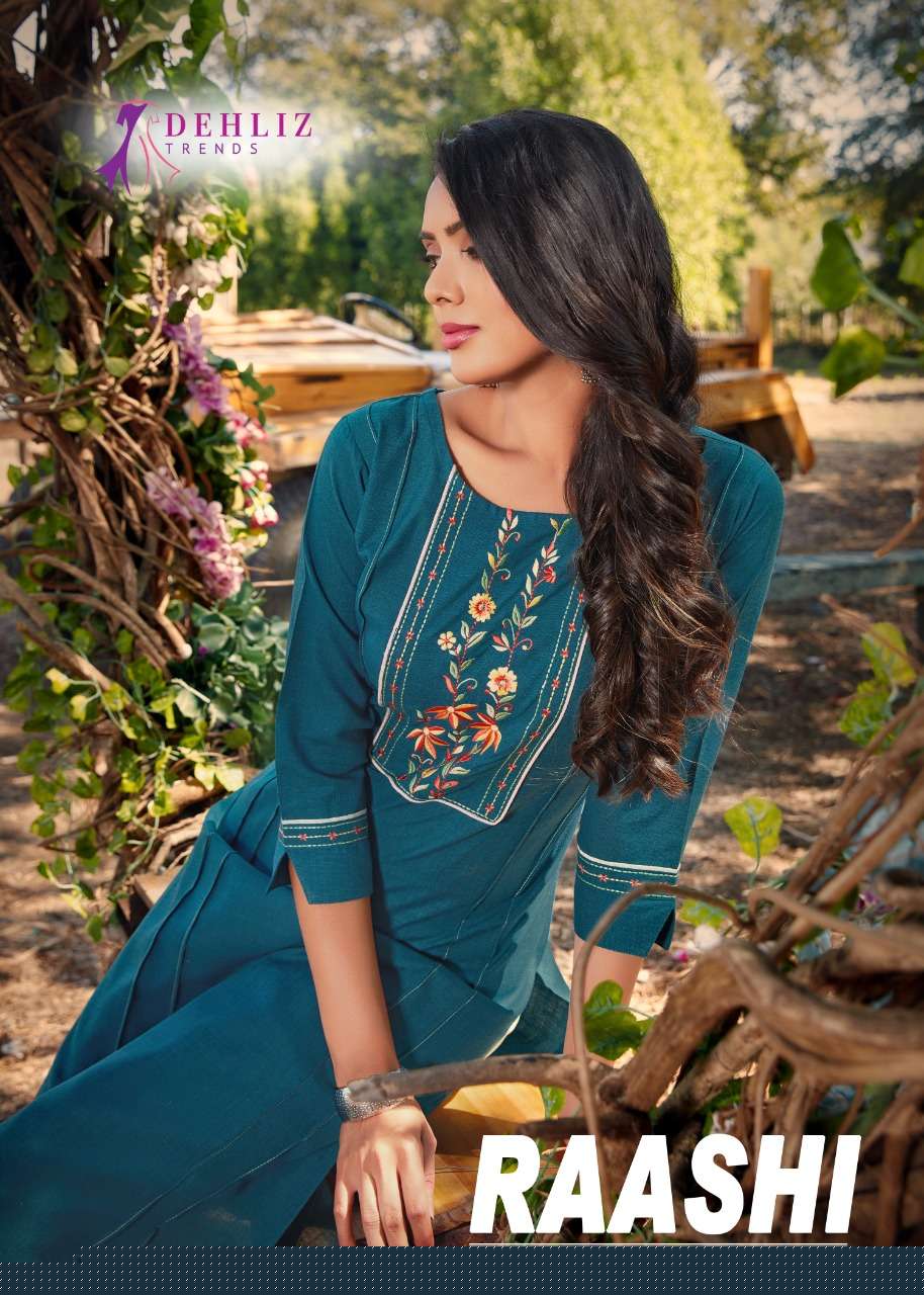 RAASHI BY DEHLIZ TRENDZ 4096 TO 4101 SERIES DESIGNER STYLISH FANCY COLORFUL BEAUTIFUL PARTY WEAR & ETHNIC WEAR COLLECTION COTTON EMBROIDERY KURTIS AT WHOLESALE PRICE
