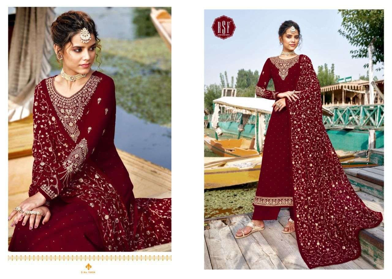 ZARIYA BY RIDDHI SIDDHI FASHION 19401 TO 19406 SERIES BEAUTIFUL SUITS COLORFUL STYLISH FANCY CASUAL WEAR & ETHNIC WEAR FAUX GEORGETTE DRESSES AT WHOLESALE PRICE