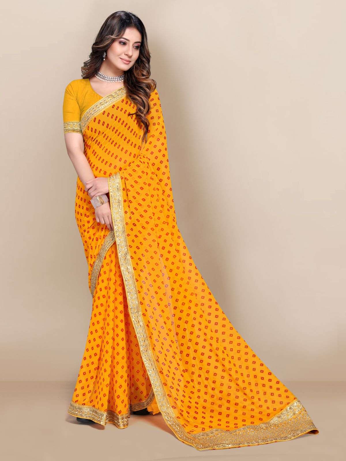 ALLYS BY VAIRAGEE 101 TO 106 SERIES INDIAN TRADITIONAL WEAR COLLECTION BEAUTIFUL STYLISH FANCY COLORFUL PARTY WEAR & OCCASIONAL WEAR GEORGETTE PRINT SAREES AT WHOLESALE PRICE