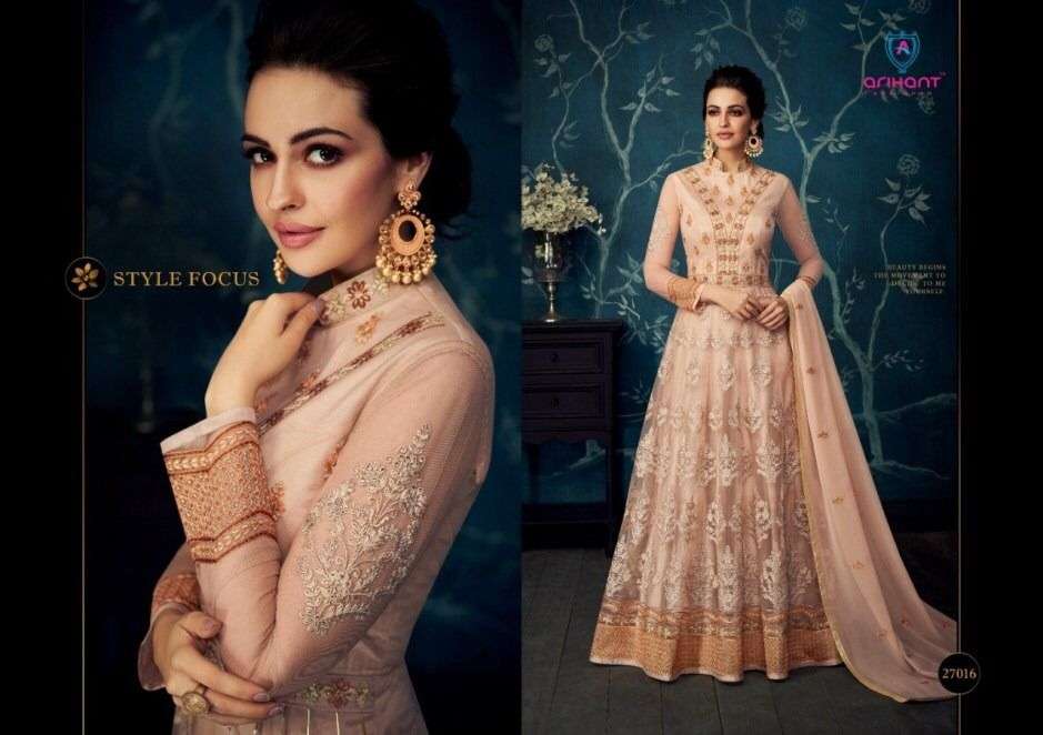 ARIHANT NX HIT COLLECTION BY ARIHNAT NX BEAUTIFUL SUITS COLORFUL STYLISH FANCY CASUAL WEAR & ETHNIC WEAR GEORGETTE/SILK DRESSES AT WHOLESALE PRICE