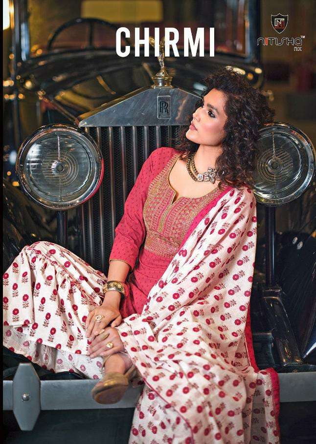 CHIRMI BY NITISHA NX 1001 TO 1006 SERIES BEAUTIFUL SUITS COLORFUL STYLISH FANCY CASUAL WEAR & ETHNIC WEAR PURE CAMBRIC COTTON PRINT DRESSES AT WHOLESALE PRICE