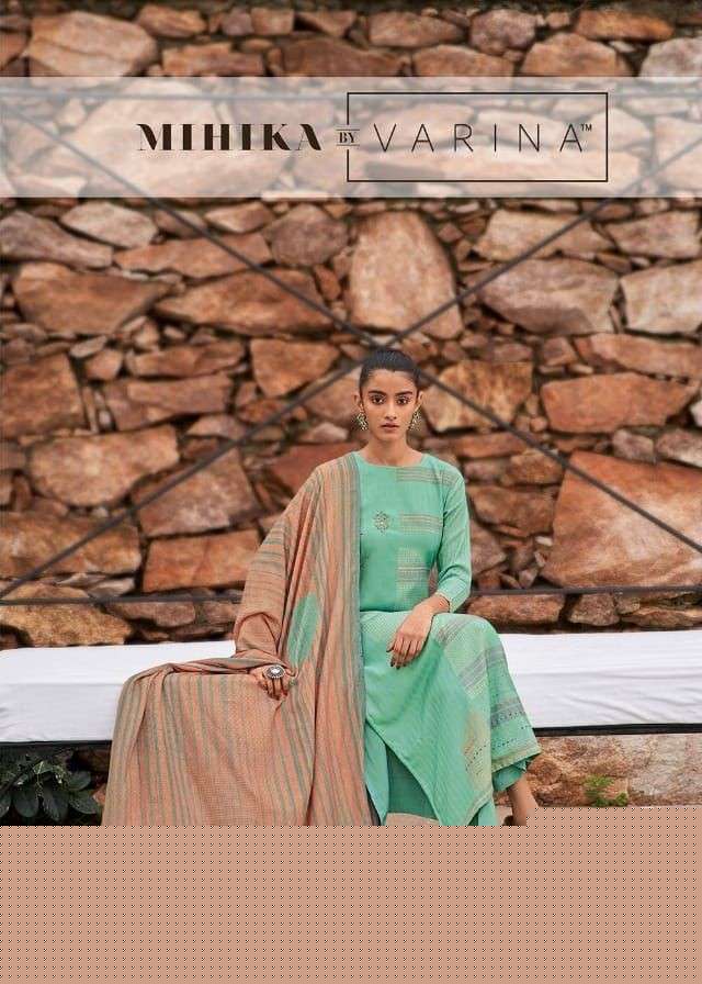 MIHIKA BY VARINA 1001 TO 1008 SERIES BEAUTIFUL SUITS COLORFUL STYLISH FANCY CASUAL WEAR & ETHNIC WEAR PASHMINA DIGITAL PRINT DRESSES AT WHOLESALE PRICE