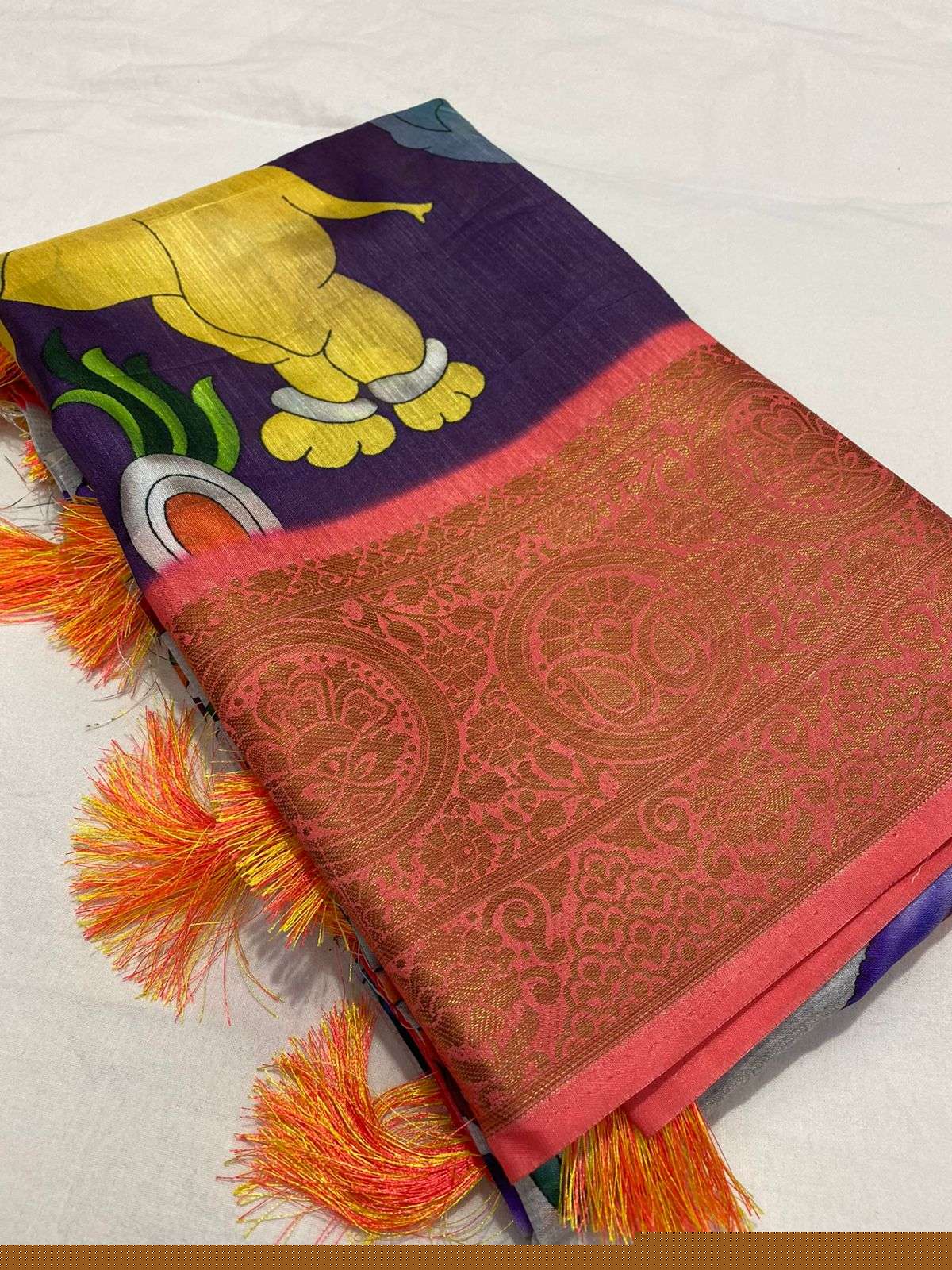 PLATINUM LINEN BY MYRA 01 TO 11 SERIES INDIAN TRADITIONAL WEAR COLLECTION BEAUTIFUL STYLISH FANCY COLORFUL PARTY WEAR & OCCASIONAL WEAR LINEN SAREES AT WHOLESALE PRICE