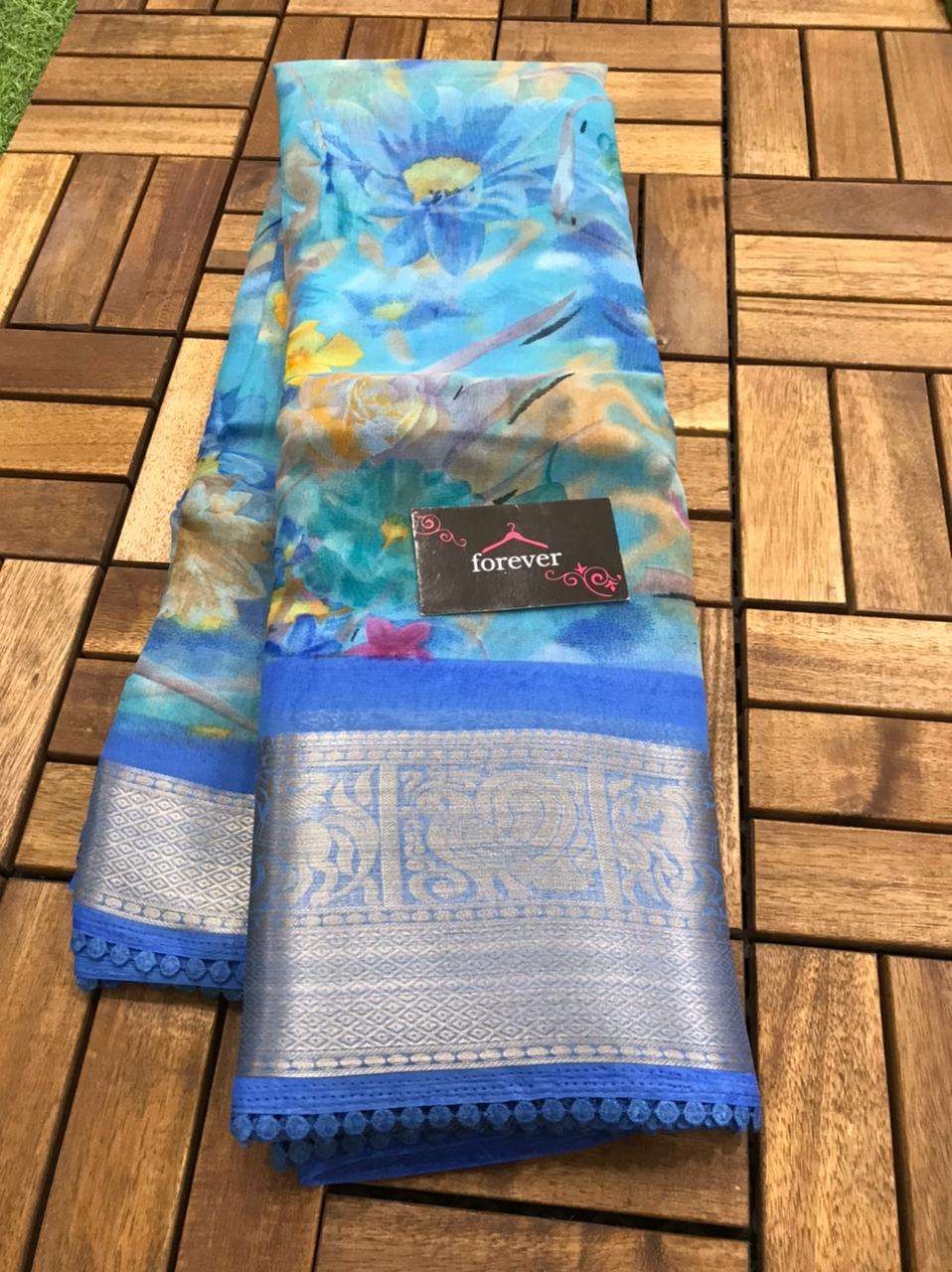 PREMIUM ORGANZA VOL-6 BY MYRA 601 TO 603 SERIES INDIAN TRADITIONAL WEAR COLLECTION BEAUTIFUL STYLISH FANCY COLORFUL PARTY WEAR & OCCASIONAL WEAR PREMIUM ORGANZA SAREES AT WHOLESALE PRICE