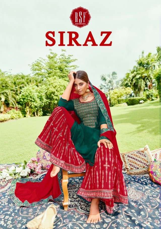 SIRAZ BY RIDDHI SIDDHI FASHION 19701 TO 19706 SERIES BEAUTIFUL SHARARA SUITS COLORFUL STYLISH FANCY CASUAL WEAR & ETHNIC WEAR VISCOSE UPADA SILK DRESSES AT WHOLESALE PRICE