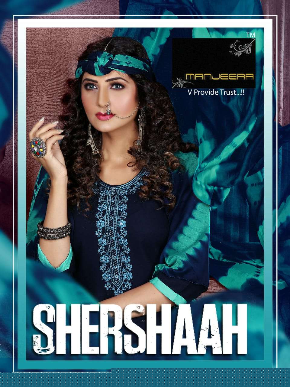 SHERSHAAH BY MANJEERA 001 TO 008 SERIES BEAUTIFUL PATIYALA SUITS COLORFUL STYLISH FANCY CASUAL WEAR & ETHNIC WEAR RAYON DRESSES AT WHOLESALE PRICE