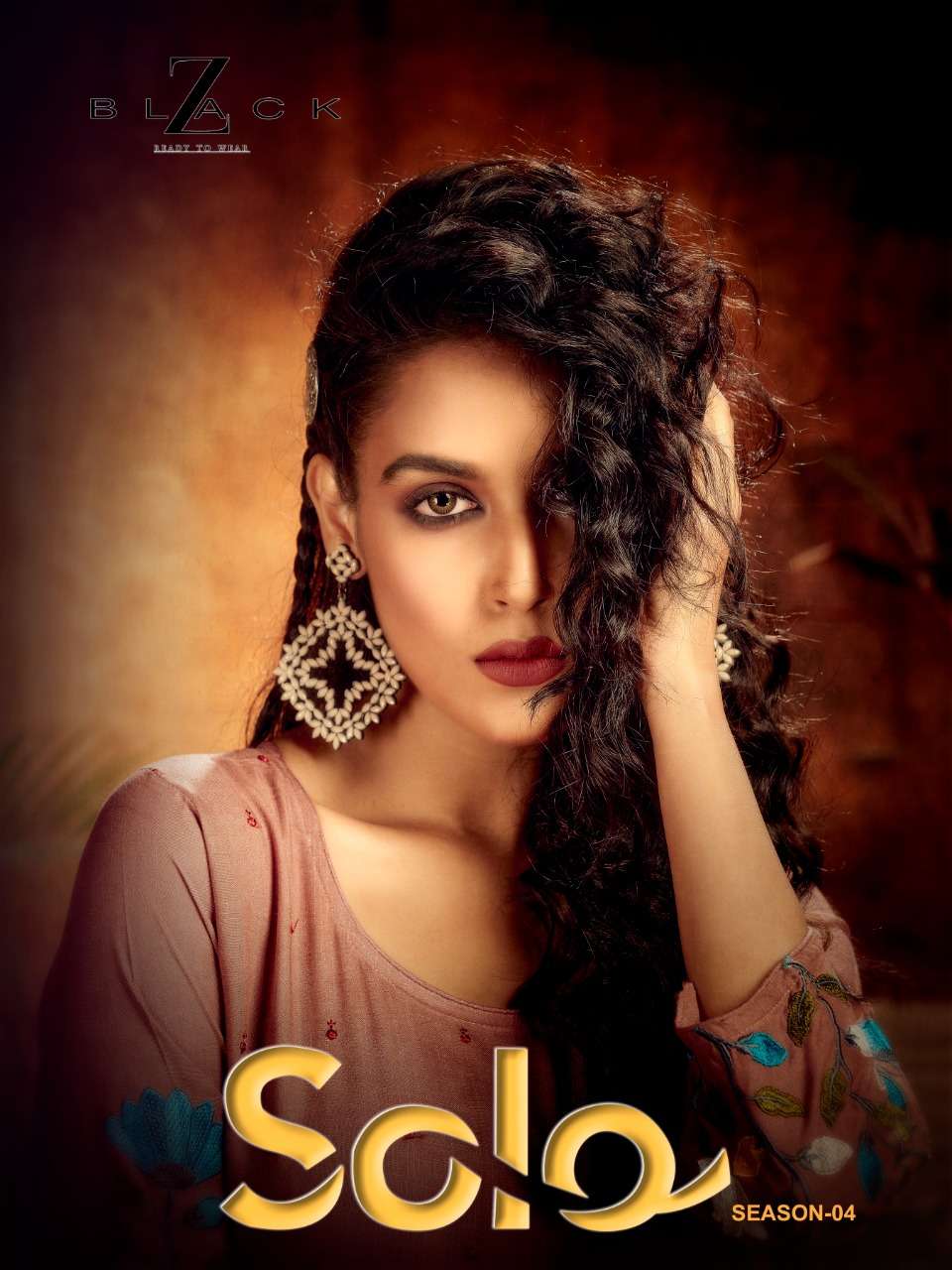 SOLO VOL-4 BY Z BLACK 1001 TO 1006 SERIES DESIGNER STYLISH FANCY COLORFUL BEAUTIFUL PARTY WEAR & ETHNIC WEAR COLLECTION RAYON EMBROIDERED KURTIS WITH BOTTOM AT WHOLESALE PRICE