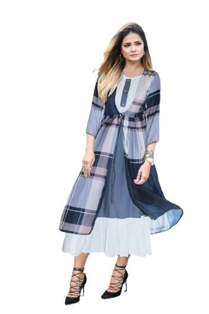 YAMEE BY ARYA DRESS MAKER 01 TO 07 SERIES BEAUTIFUL STYLISH FANCY COLORFUL CASUAL WEAR & ETHNIC WEAR COTTON DIGITAL PRINT GOWNS WITH KOTI AT WHOLESALE PRICE